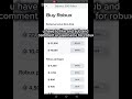 Like,Sub for robux#foryoupage#viral#motupatlu#roblox#freerobux#plsdonate#mm2#sab