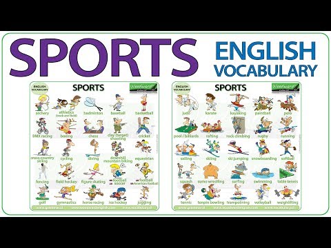 Sports - Names of Sports in English - Sport Vocabulary Lesson