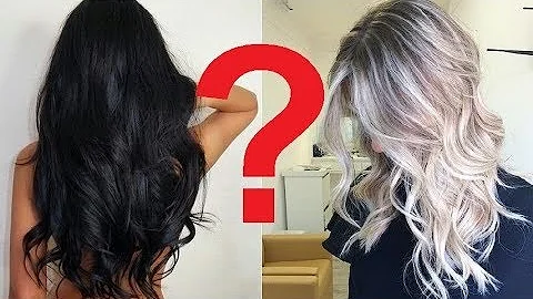 Tem como deixar o cabelo preto platinado?