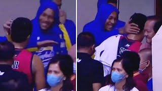 Abueva can't stop Laughing at Cruz after ejected for dirty moves! \