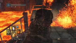 Dark Souls 2 Iron keep, how to get to the chests on the fire Rocks - YouTube