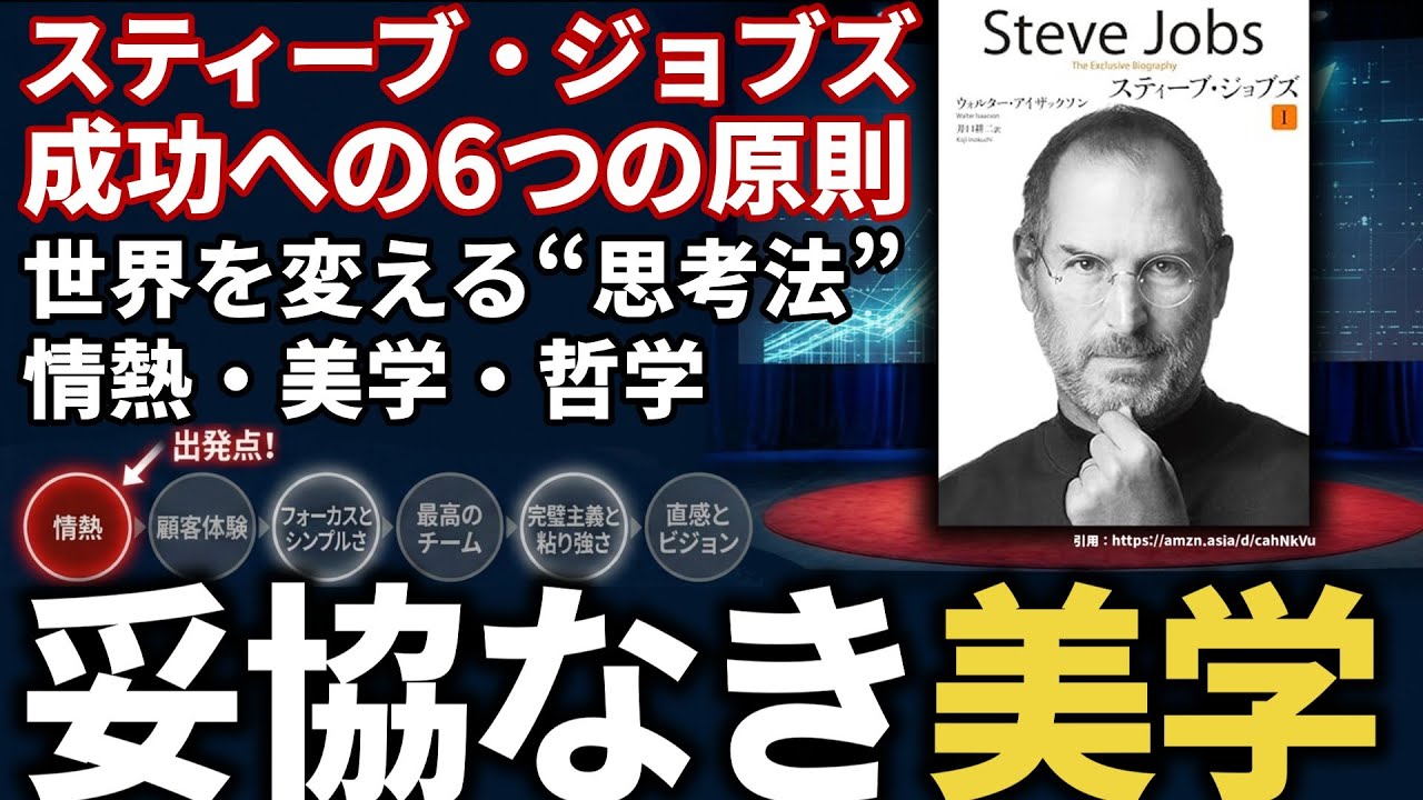 スティーブ・ジョブズの成功への6つの原則。世界を変える“思考法”と