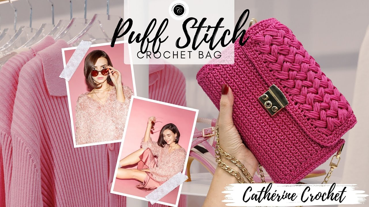 Puff flower crochet bag, Handmade crochet crossbody bag, Sunflower crochet  bag, | eBay