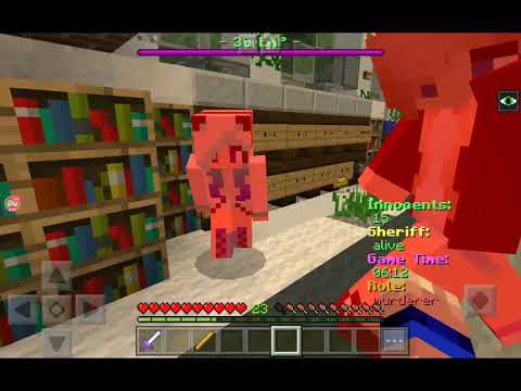 Minecraft pe broken lens server murder mystery ep 1 - YouTube