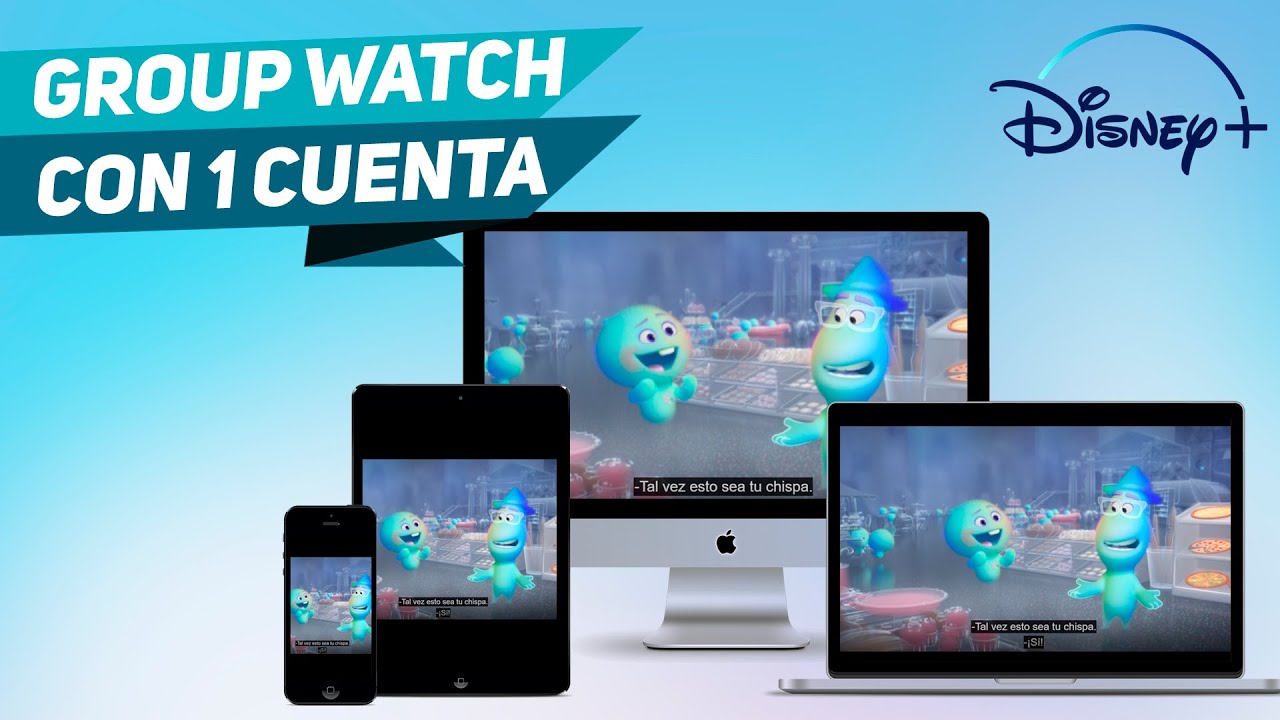 Cómo usar DISNEY+ en GROUP WATCH con 1 MISMA CUENTA (Ver películas a ...