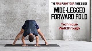Wide Legged Forward Fold - Pose Guide Technique Walkthrough screenshot 3