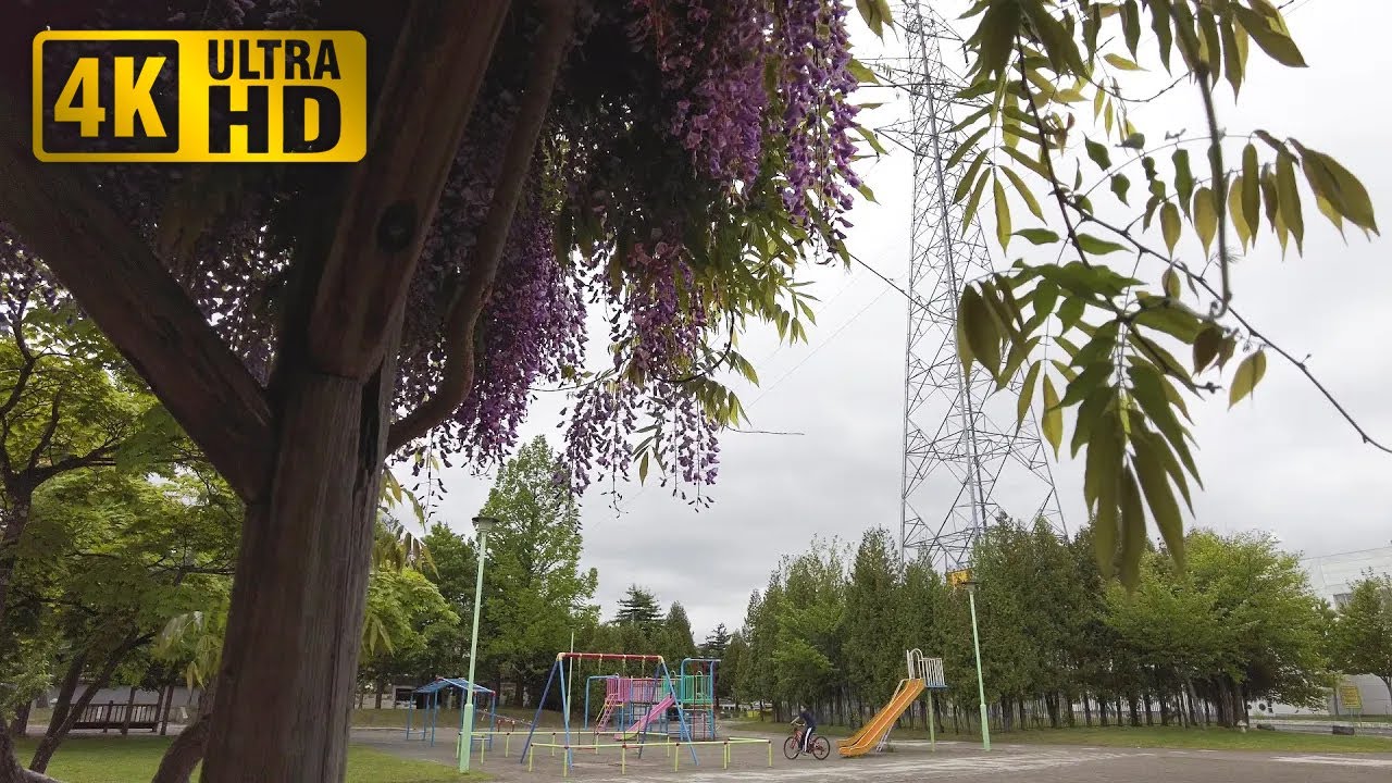 【4K】平岡 散策 2023 | 日本 北海道 札幌 清田区【Binaural ASMR】