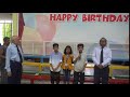 Birthday Celebration at KhelGaon Public School in Morning Assembly