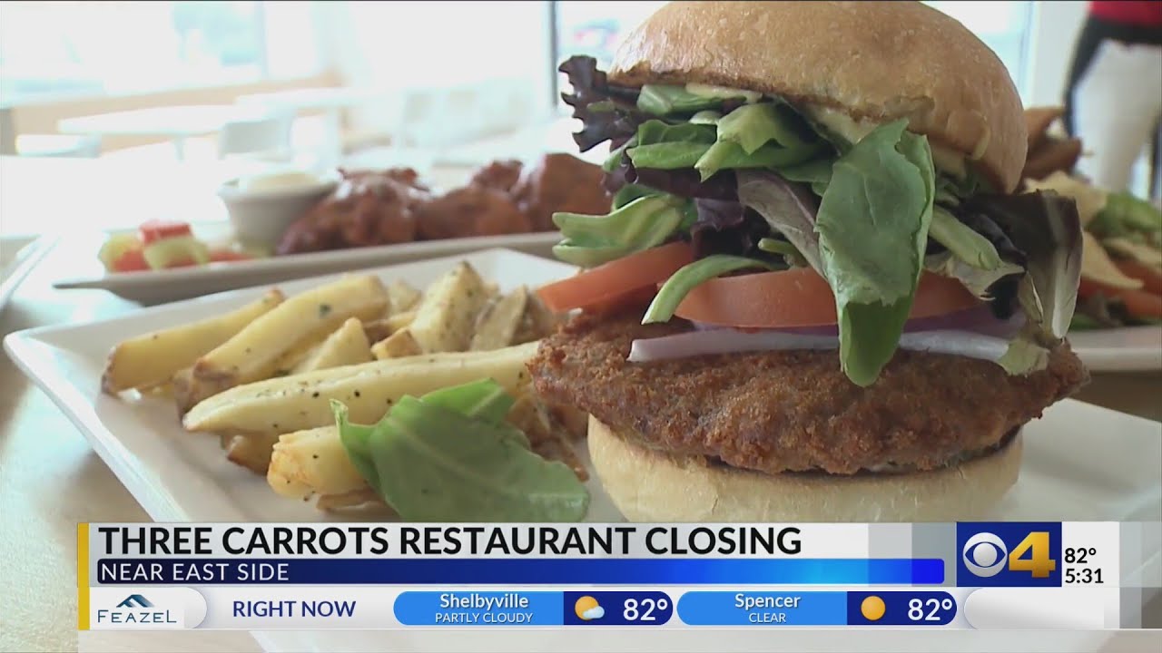 Indy vegan restaurant Three Carrots closing - YouTube