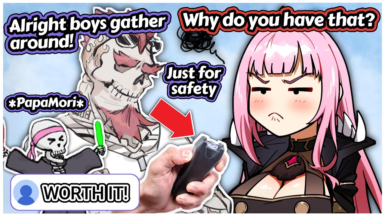 Calli's Dad has a WILD Ritual and Does THIS to the Guys in the Mori Family [Hololive EN]