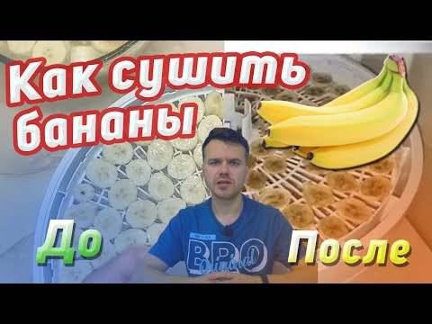 Как сушить бананы в электросушилке