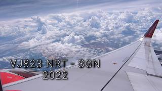 VietJet Air VJ823 Flight POV 2022 | NRT - SGN