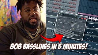 808 BASSLINE TUTORIAL - Best Method For Perfect 808 Bass, Patterns, and Placements in FL Studio