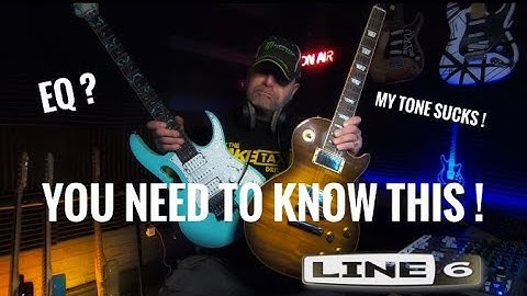 LINE 6 HELIX . How to EQ for different types of Guitar.  EQ tips and tricks.