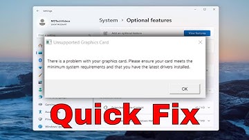 Your Graphics Card Does Not Support DirectX 11 Features [Solution]