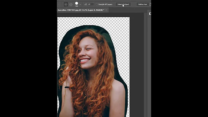 The Best Way to Select Hair - Short Photoshop Tutorial