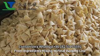 New 70HModel Crispy Fried Bugles Snacks Food Processing Machine