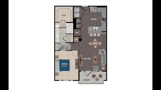 A7 Floor Plan - 1414 Texas Downtown
