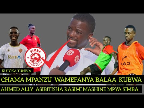 KUTOKA TUNISIA MUDA HUU AHMED ALLY ANAUNGURUMA USAJILI MPYA WA SIMBA CHAMA AMEZALIWA UPYA KUTOKA TUNISIA MUDA HUU AHMED ALLY ANAUNGURUMA USAJILI MPYA WA SIMBA CHAMA AMEZALIWA UPYA