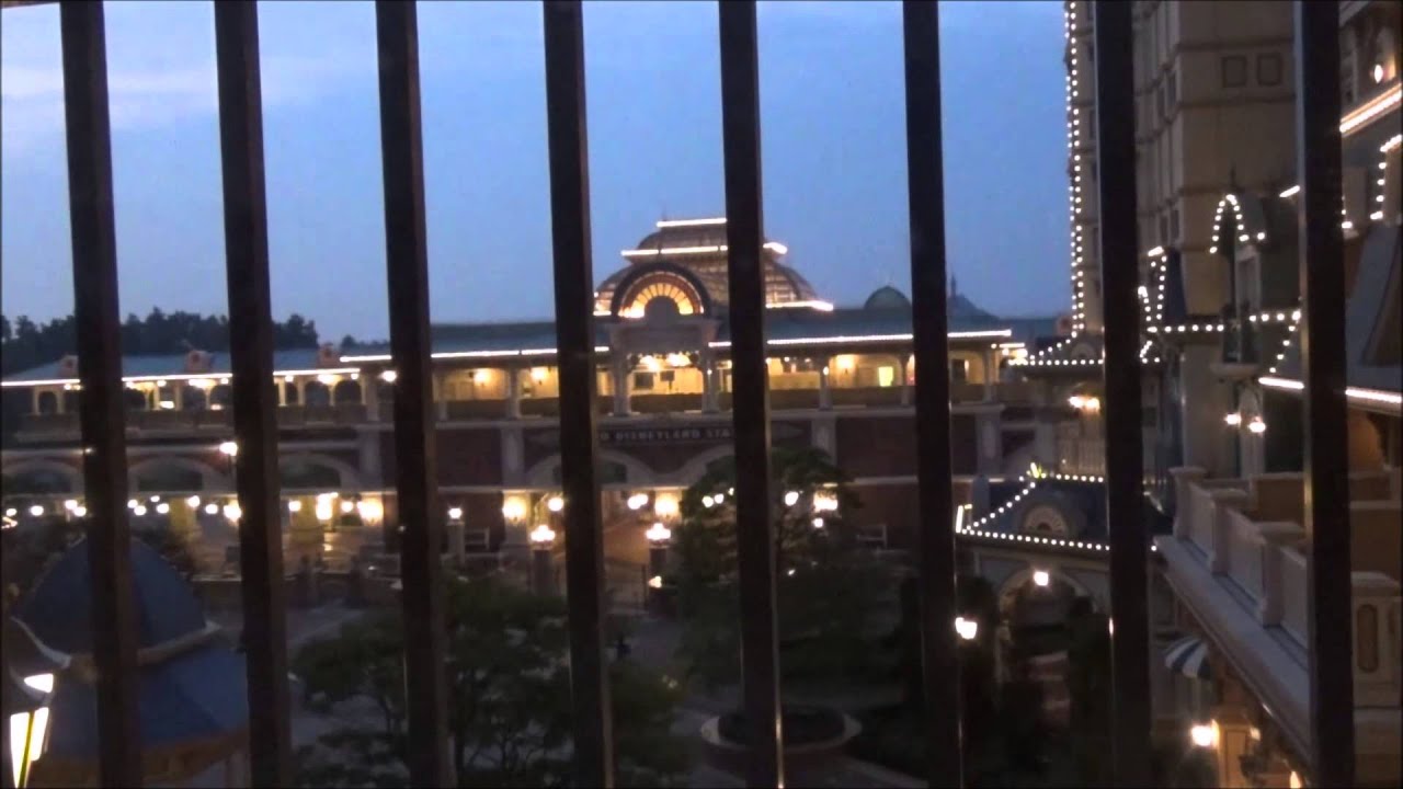 ディズニーランドホテル パークビュー からの景色 夜中 夜明け 定点カメラ タイムラプス Youtube