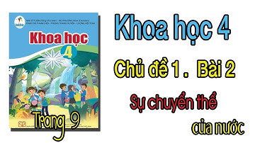 Khoa học lớp 4 sách cánh diều Bài 2 Sự chuyển thể của nước Trang 9