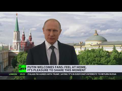 Watch : "Welcome to Russia", Putin greets teams and fans for World Cup News World Cup 