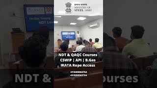 Build Your Career with NDT &amp; QAQC Courses 🚀 | #andt #ndt #nisst