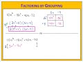 Factor by Grouping (Part 2) +GCF &amp; DOTS