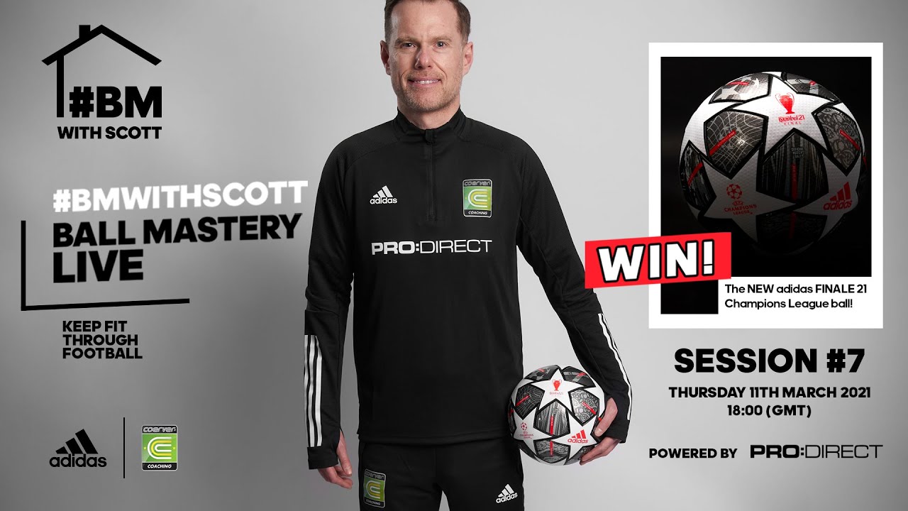 COME BACK STRONGER WEEK 7 - LIVE LOCKDOWN FOOTBALL SKILLS and FIT SESSION COERVER EW BALL MASTERY