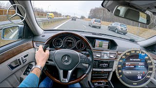 2013 Mercedes E W212 (250 CDI 204 HP) | POV Test Drive #709 Joe Black