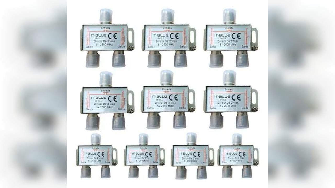 Review: Kit 10 Divisor De Antena 2 Saidas Uhf Vhf Digital A Cabo