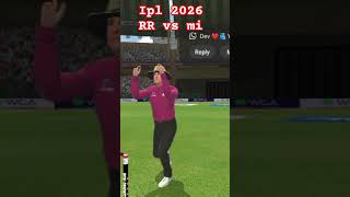 ipl 2026 rr vs mi #sportscricket #cricketgameplay #freefireshorts #viralvideo