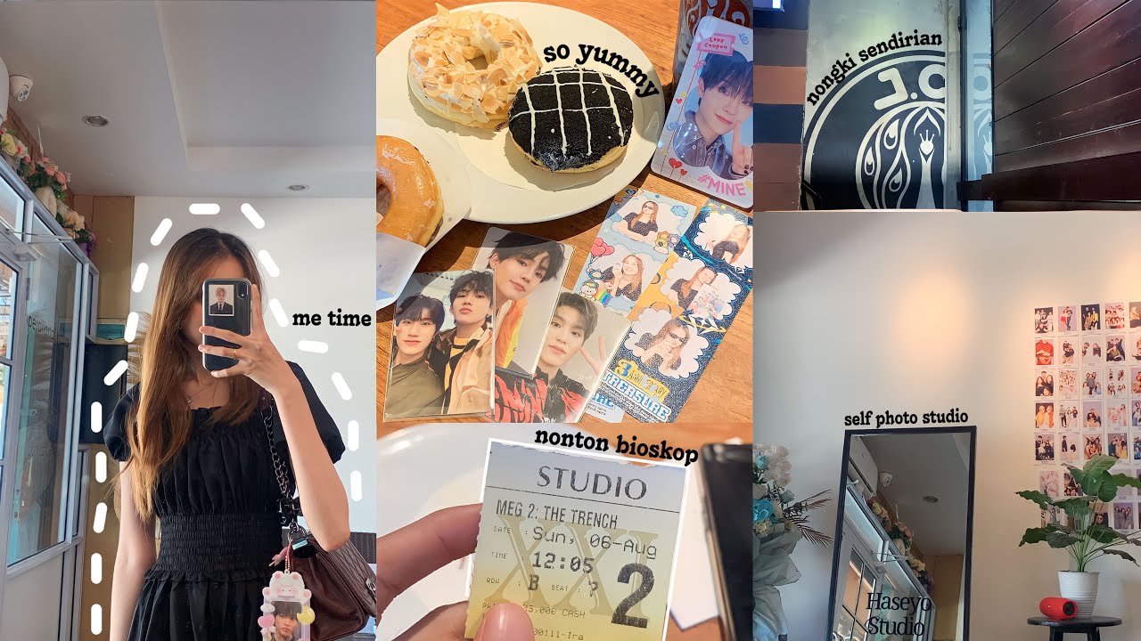 L VLOG - me time, first time ngemall sendirian, nonton bioskop🦋✨