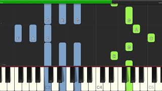 Traditional Czech - The Christmas Tree With Its Candles Gleaming - Easy Piano with Chords