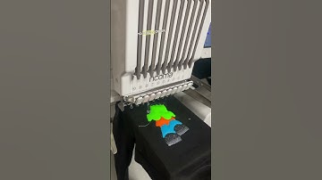 Embroidery appliqué using Siser Neon Glow HTV. #embroidery #ricomaembroiderymachine