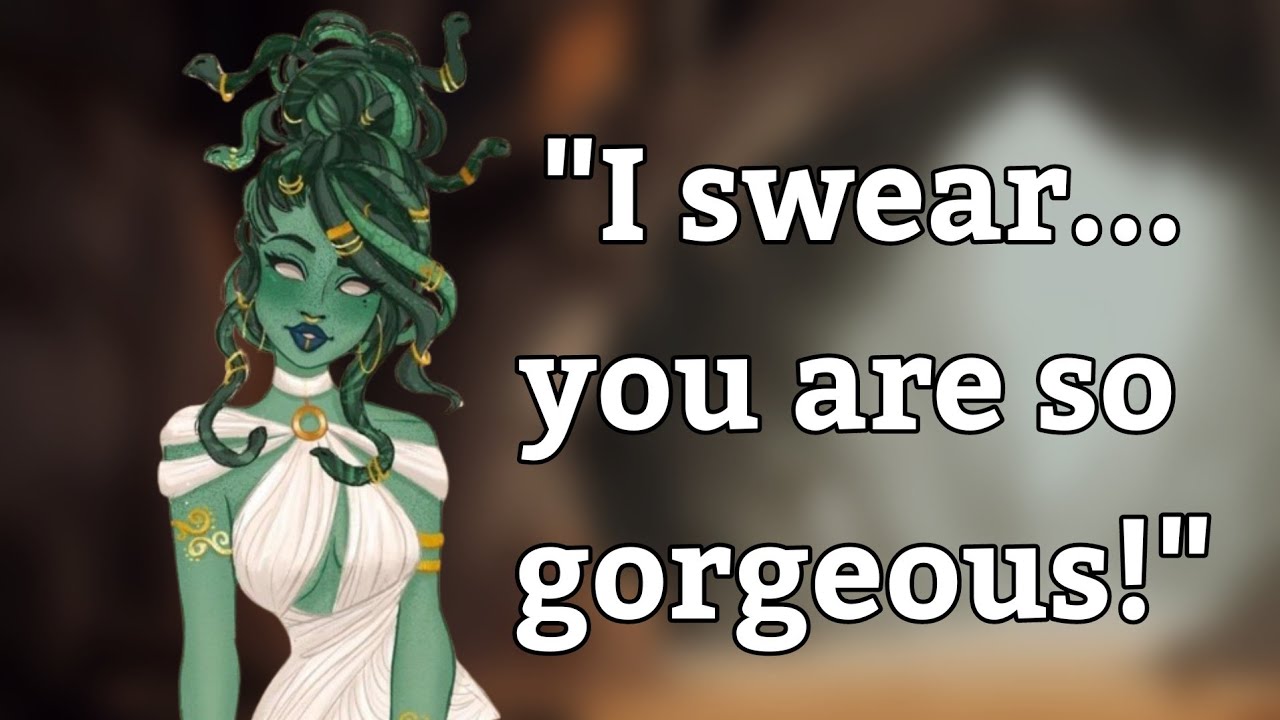 {Asmr} Medusa gf accidentally turns you to stone [body positivity] [fawning over you] [compliments]