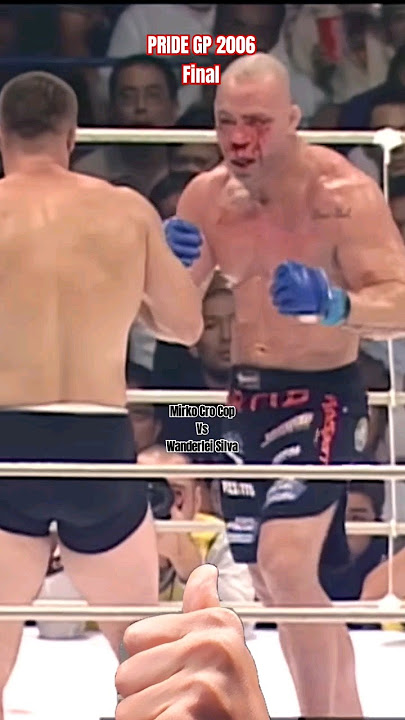Wanderlei Silva tersingkir oleh Mirko Cro Cop dalam pertandingan ulang mereka