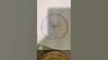 Spirograph design #spirograph #drawingideas #art #spirographtutorial #shorts #ytshorts #nazratart