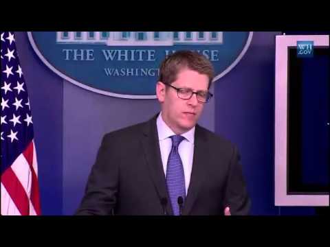 Jay Carney Gets Testy With W.H. Reporter Over Gender Gap Statistics