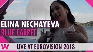 Elina Nechayeva Estonia Eurovision 2018 Red Blue Carpet Opening Ceremony