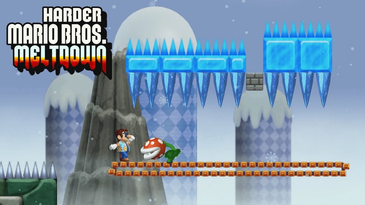 🔥 MELTDOWN  Harder Mario Bros. PART 15 (100%)