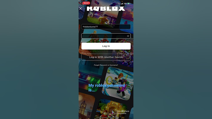 My roblox password is….