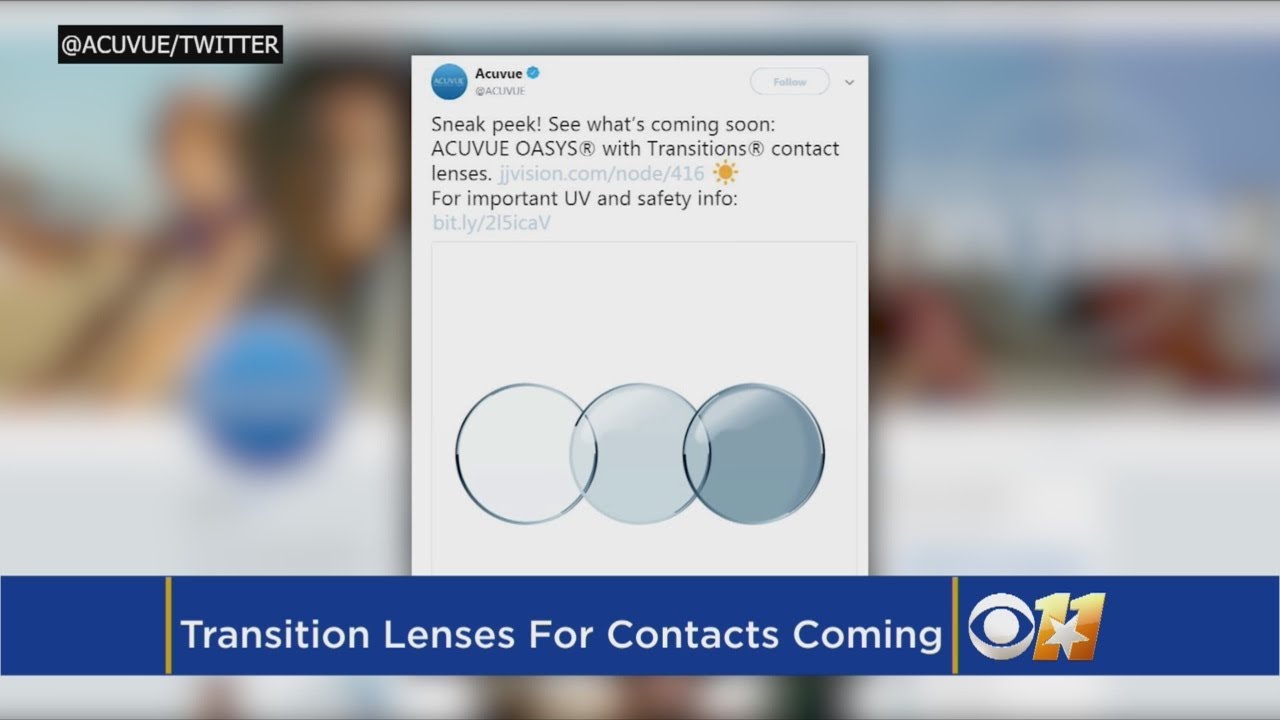 FDA Approves First Contact Lens That Gets Darker In Sunlight YouTube