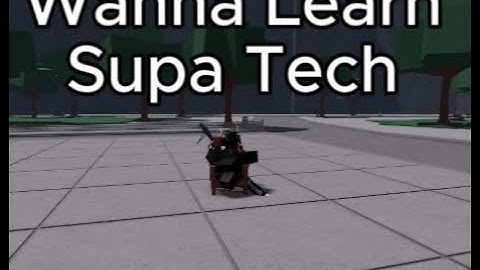 SUPA TECH TUTORIAL | The Strongest Battlegrounds #shorts
