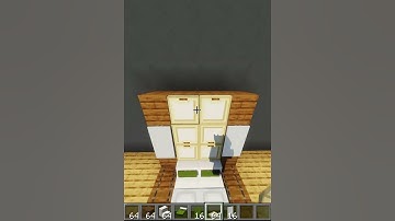 Minecraft Bed Tutorial #shorts #minecraft #minecrafttrend