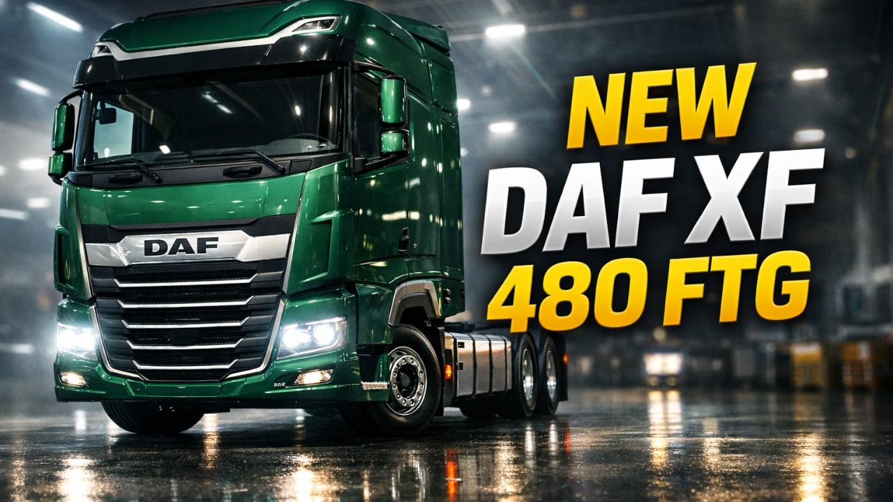 New DAF XF 480 FTG – The Truck Every Driver Wants to Drive!