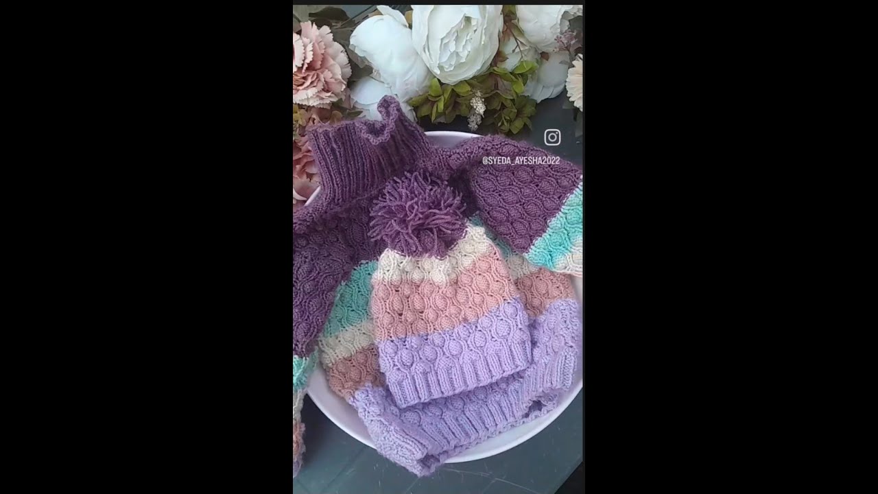 knitting patterns for beginners /knit pod stitch - YouTube