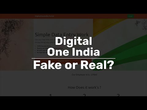 Digital One India (digitaloneindia.com) | Fake or Real? » Fake Website Buster