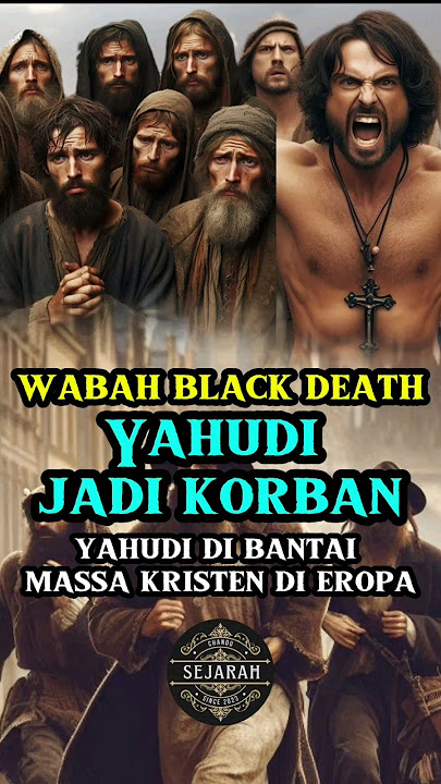 Y4hudi di jadikan kambing hitam atas wabah Black Death yang terjadi di Eropa !!