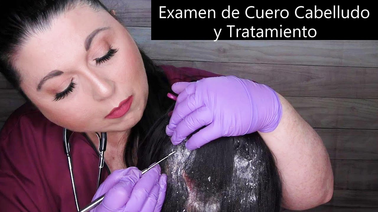 ASMR Scalp Check and Treatment | Examen de Cuero Cabelludo y Tratamiento | ASMR en Español